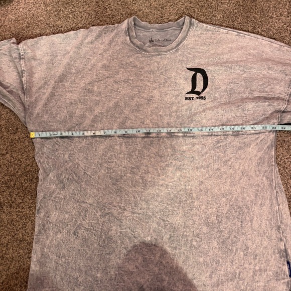 Disneyland Spirit Jersey Gray Acid Wash Long Sleeve Size M - Picture 5 of 9